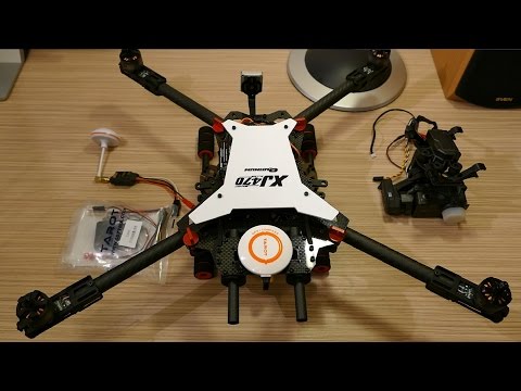 Видео: Установка подвеса и FPV на Quanum XJ470