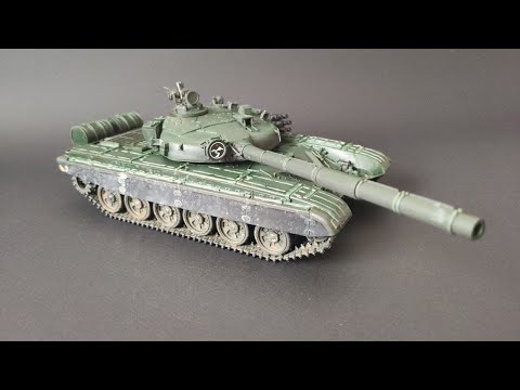 Видео: Т-72Б "Звезда" 1/35 (Прикарпатский грязнуля) - Сборная модель