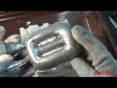 Видео: Отливка свинцового груза для подводной охоты и дайвинга .