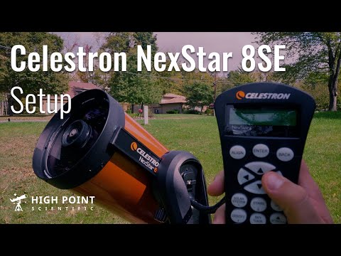 Видео: Настройка Celestron NexStar 8SE | High Point Scientific