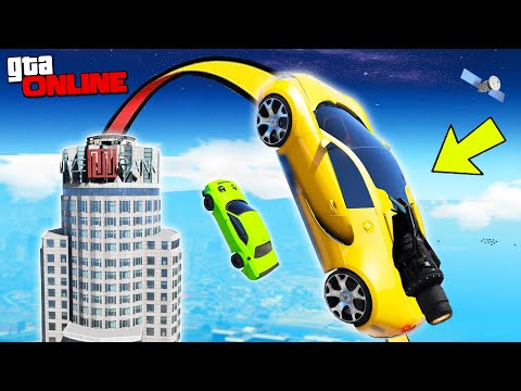 Видео: КАК ВЫСОКО РЕАКТИВНАЯ ЧИТ ТАЧКА УЛЕТИТ С ТРАМПЛИНА? ЭКСПЕРИМЕНТЫ В ГТА 5 ОНЛАЙН!