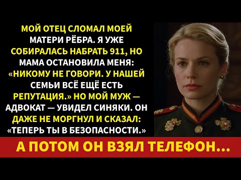 Видео: Мой отец сломал маме рёбра. Я чуть не позвонила в 911, но она меня удержала. А мой муж? Он не стал..