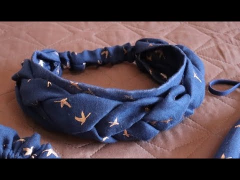 Видео: #DIY/ ИЗ ОСТАТКОВ/ ПОВЯЗКА-ДИАДЕМА для ВОЛОС/ HAIRBAND-TIAREM/ 髮帶-TIAREM/ DIADEMA PARA EL PELO