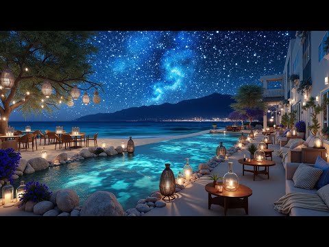 Видео: Звездная Ночь у Бассейна ~ Расслабляющий Музыкальный Микс