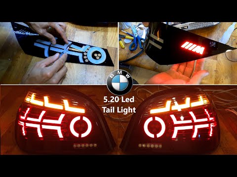 Видео: Как это сделано Bmw 5.20 (E60) Led Tail Light