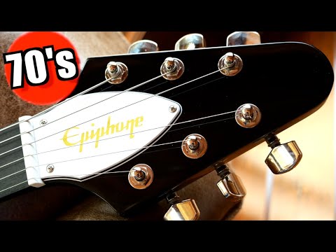 Видео: Я в ОЧЕНЬ ЖДУ ЭТОГО НОВОГО Epiphone! | Обзор + демо Epiphone 70s Flying V Silverburst 2025 года