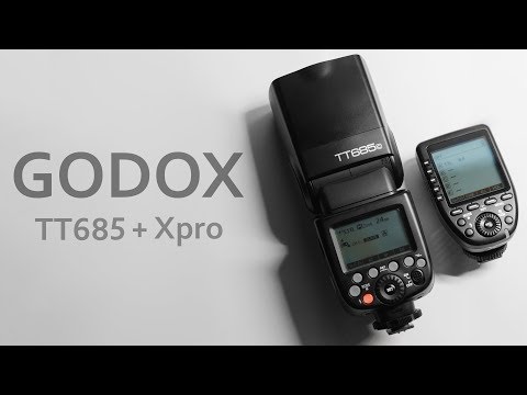 Видео: Обзор вспышки Godox TT685 и синхронизатора Godox Xpro