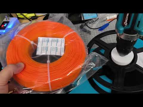Видео: Пластик для 3д печати, который надо перематывать