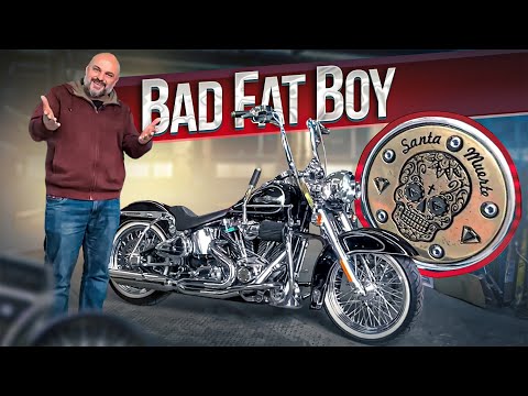 Видео: FAT BOY на МАКСИМАЛКАХ c 2-литровым мотором. Harley-Davidson, каким он должен быть  #МОТОЗОНА №161