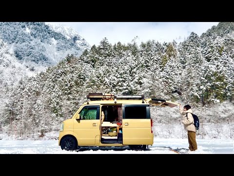 Видео: Кемпер жизнь в снегу | -7°C и мороз, но оно того стоит»