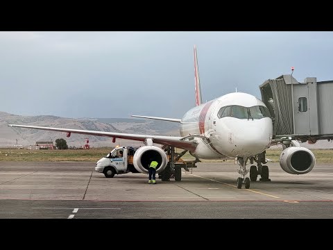 Видео: Superjet 100 а/к Red Wings | Рейс Стамбул — Махачкала