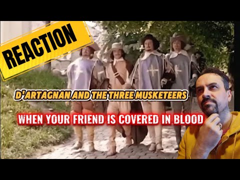 Видео: Д'артаньян и три мушкетёра - Когда твой друг в крови REACTION