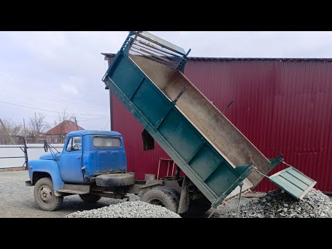 Видео: Самосвалим потихоньку на Газ 53.