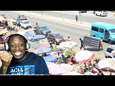 Видео: Suame MCE огораживала пешеходную зону на рынке Кроном и начинала масштабное строительство дороги ...