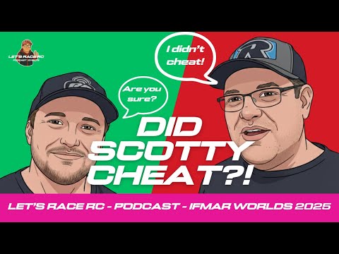 Видео: Let’s Race RC — Скотти Эрнст и Митч у микрофона — Чемпионат мира IFMAR 2025, 5 из 25, и обманул л...