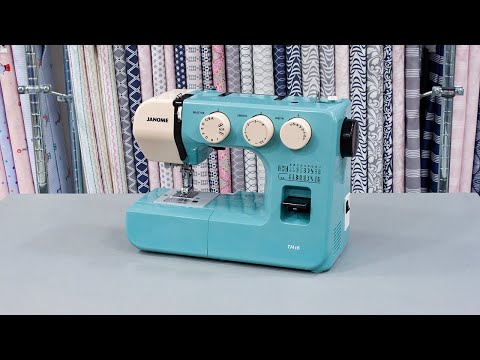 Видео: Janome TM16 - Обзор швейной машины