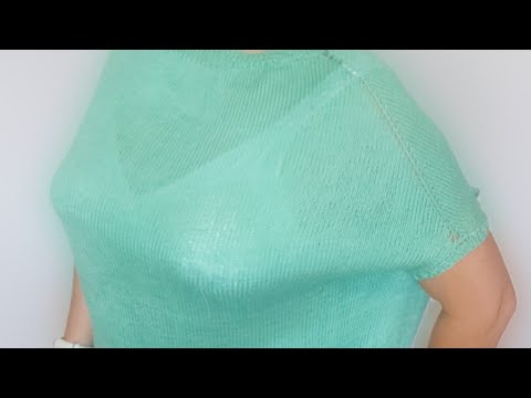 Видео: Вяжем кофточку без расчета, спицами. Экспресс МК