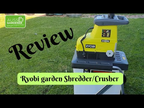 Видео: Сделайте мульчу сами дома.🎈 Обзор моего измельчителя-дробилки Ryobi.