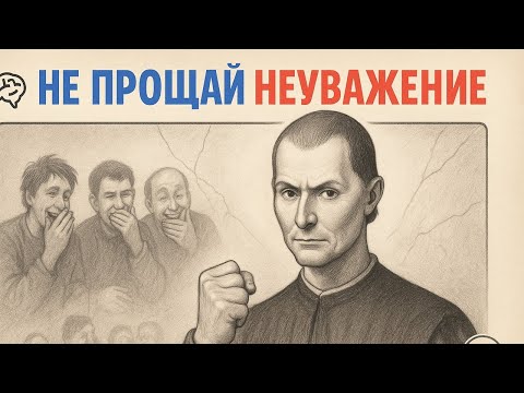 Видео: Если кто-то проявляет неуважение к вам, сделайте это - Макиавелли