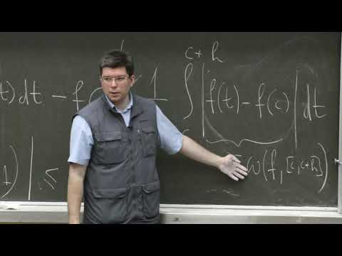 Видео: Шапошников С. В. - Математический анализ II - 24. Интеграл Римана (продолжение)