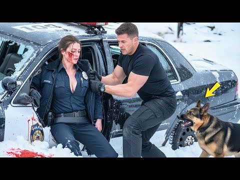 Видео: Отец Одиночка нашел умирающую Женщину Полицейского — то, что сделали он и его собака, потрясло всю