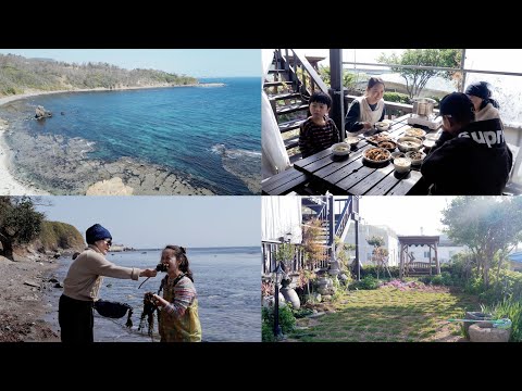 Видео: 🌊 Сбор диких корейских водорослей: Секретное место Матери и Дочери & Свежий семейный пир (4K)