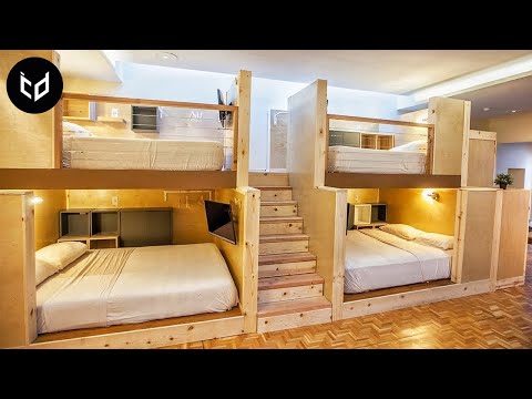 Видео: НЕВЕРОЯТНАЯ мебель для экономии места — идеи кроватей Murphy №10