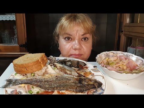 Видео: МУКБАНГ 😂 рыба 🐟 MUKBANG fich 🐟 #fich#mukbang#мукбанг#asmr