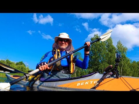 Видео: На каяках по Костромскому водохранилищу и его притокам (Волга).