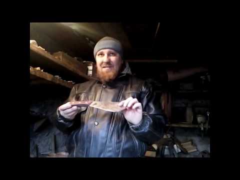 Видео: Рукоять ножа старым дедовским способом без клея