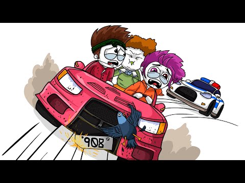 Видео: КОРОЧЕ ГОВОРЯ, УГНАЛ МАШИНУ (анимация МЭТ)