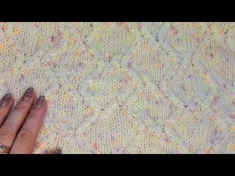 Видео: МК красивенный узор спицами для свитера или кардигана