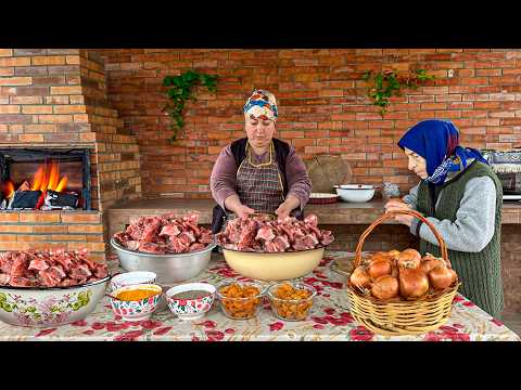 Видео: Бабушка Роза приготовила 5 разных видов плова в деревне | Relaxing Village Vlog