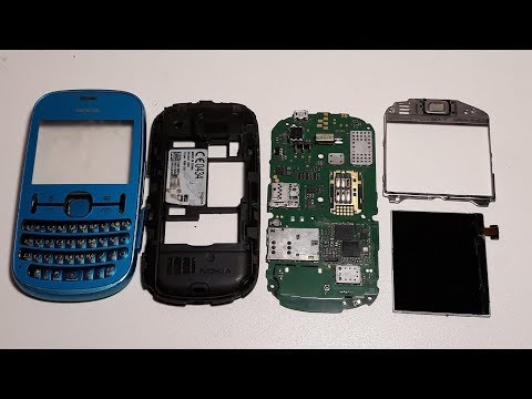 Видео: Ремонт и реставрация Nokia Asha 200 | Restoring Broken Cell Phone