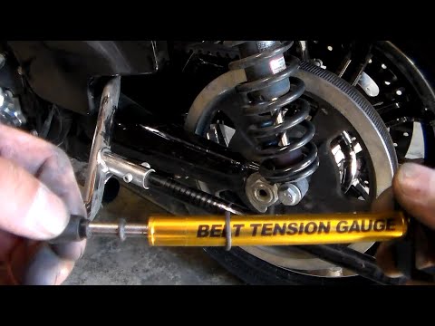 Видео: Как отрегулировать натяжение ремня HARLEY — легко!