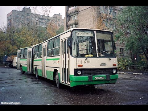 Видео: 4-й автобусный парк 4-я колонна 04400-04499. Москва