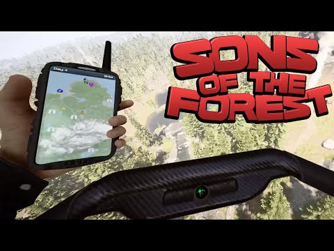 Видео: Sons of the Forest - Полет на дельтаплане - #14