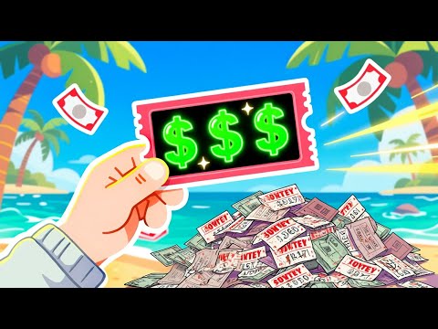 Видео: Я уволился с работы посудомойщика, чтобы стирать лотерейные билетики