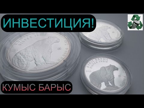 Видео: СКОЛЬКО ЗАРАБОТАЛ С ИНВЕСТИЦИЙ? КАЗАХСТАНСКИЕ МОНЕТЫ КУМЫС БАРЫС! СЕРЕБРО 999.9