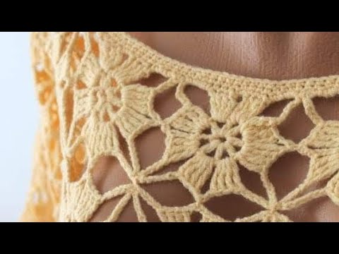 Видео: Super easy. Mini granny square for a summer top. Мини бабушкин квадрат для летнего топа.