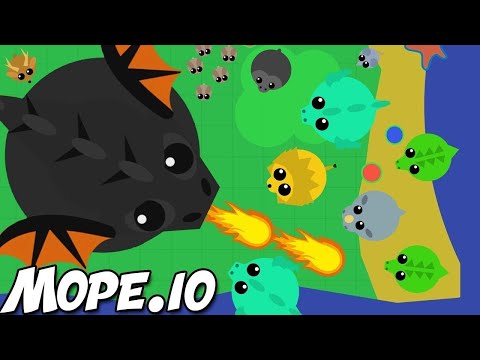 Видео: СТАЛ ЧЕРНЫМ ДРАКОНОМ?! mope.io