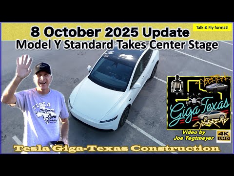Видео: Cybertrucks! Большие поставки в Stamping & Switchyard Gains! Обновление Giga Texas от 8 октября 2...