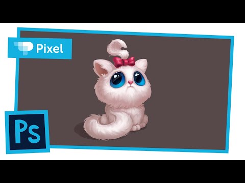 Видео: Рисуем шерсть в Adobe Photoshop  (+проверка работ)