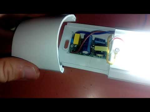Видео: Ремонт и восстановление светодиодного светильника 36 Вт / 220 В методом шунтирования