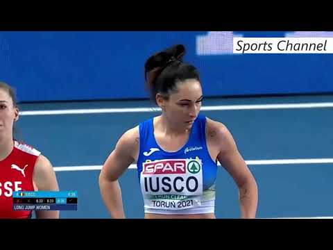 Видео: Легка атлетика  Чемпіонат Європи Cтрибки у довжину Фінал жінки 06 03 21