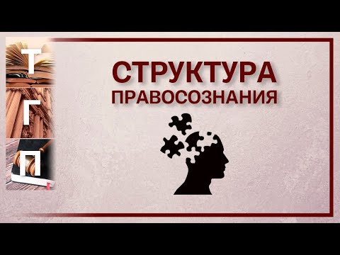 Видео: Структура правосознания