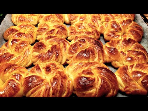 Видео: Идеально нежное тесто. Турецкие булочки (Ачма). Perfectly tender dough. Turkish buns (Achma)