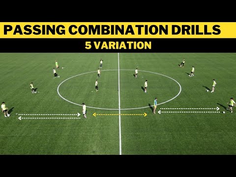 Видео: Проходные комбинированные упражнения Футбол| 5 Вариация | Франция - Дидье Дешам