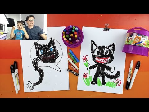 Видео: Рисуем Картун Кэт с Ромой