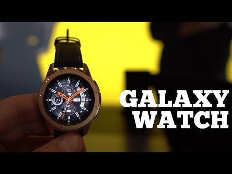 Видео: Первый обзор Galaxy Watch - 80 часов от батареи